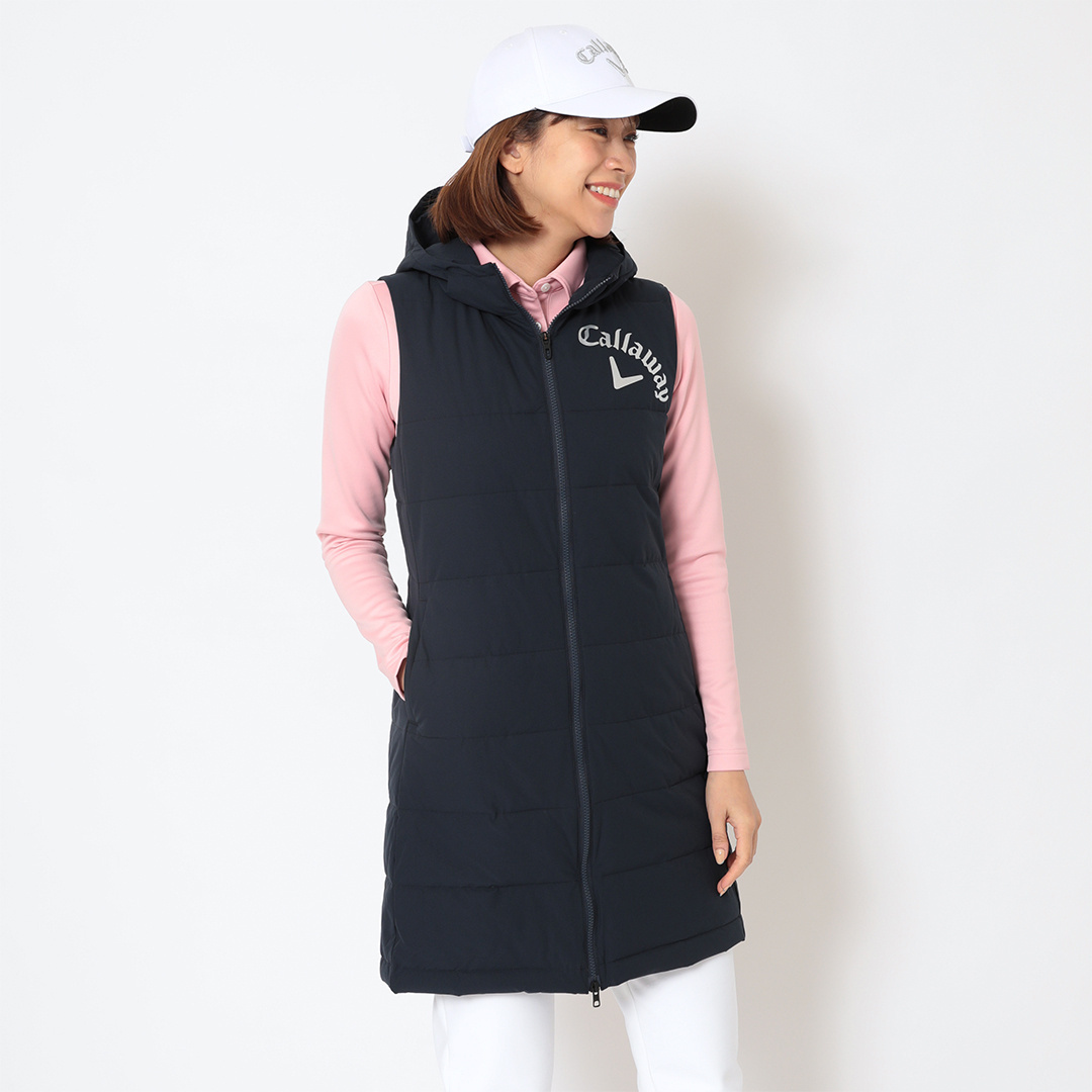 ポリエステルリップ撥水中綿ワンピース (WOMENS)