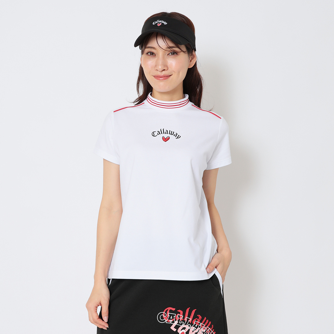 オンライン限定】ラブキャロウェイ半袖モックネックシャツ (WOMENS)
