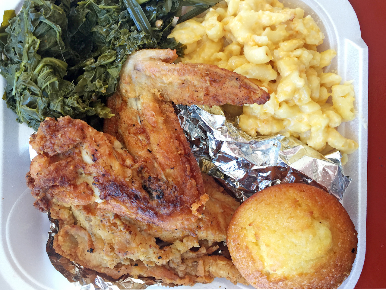 Those greens.... Sweet Peaches, a new local restaurant in the West End of Louisville