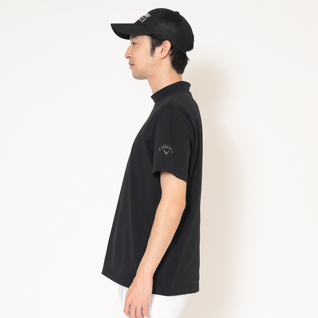取扱店舗限定】-3℃裏クールフロントロゴ半袖モックネック ※4Lサイズ