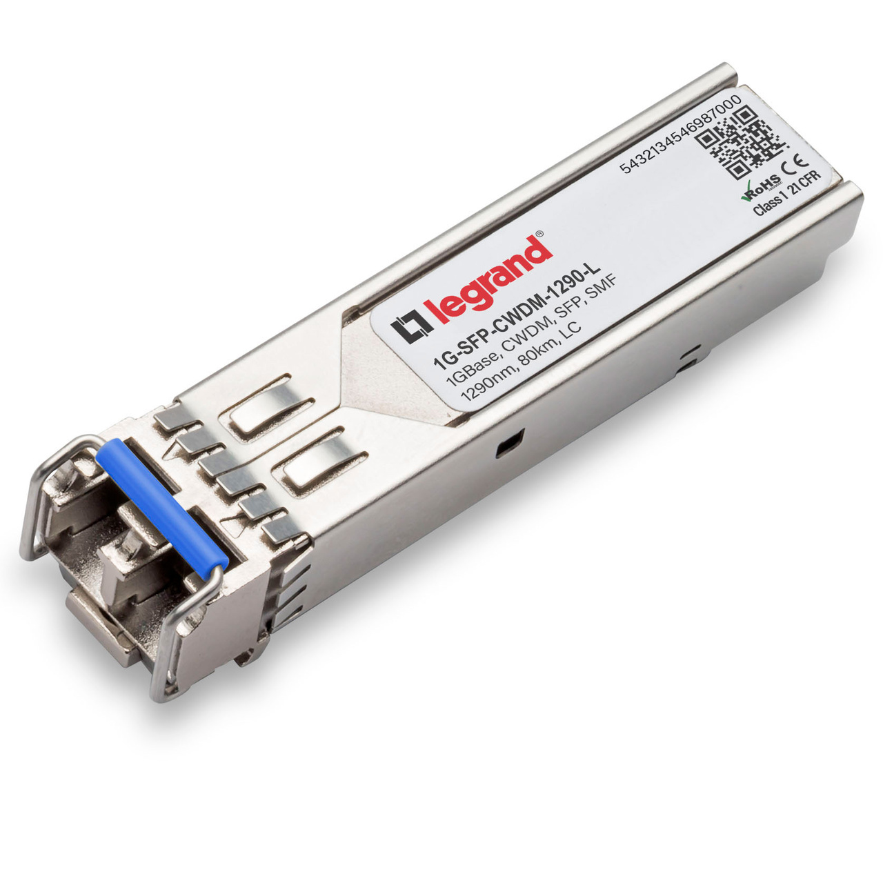 Extreme 1G-SFP-CWDM-1290 Compatible 1000Base-CWDM SFP Transceiver (SMF, 1290nm, 80km, LC Duplex, DDM, I-Temp)