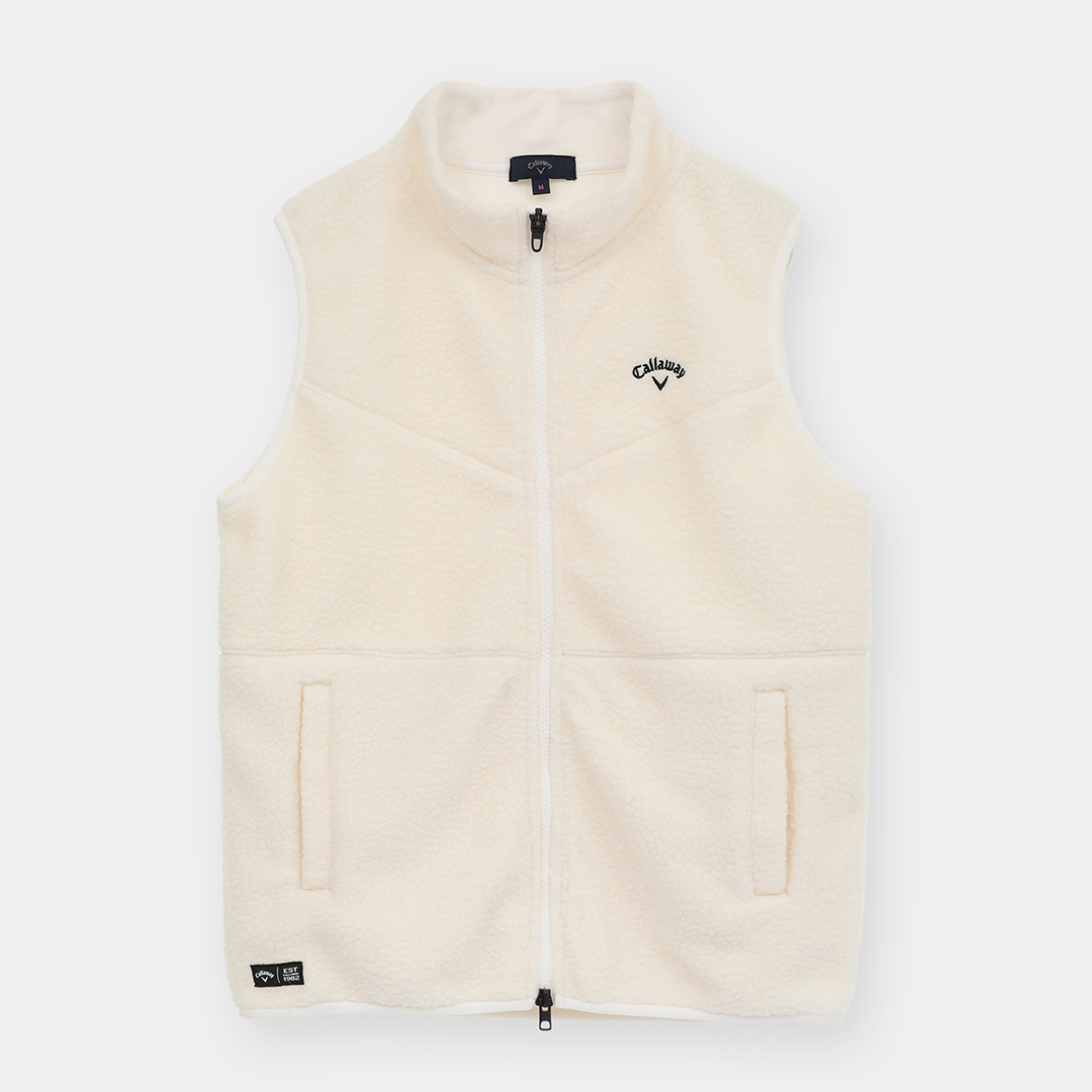 ボアフリースフルジップベスト (WOMENS)