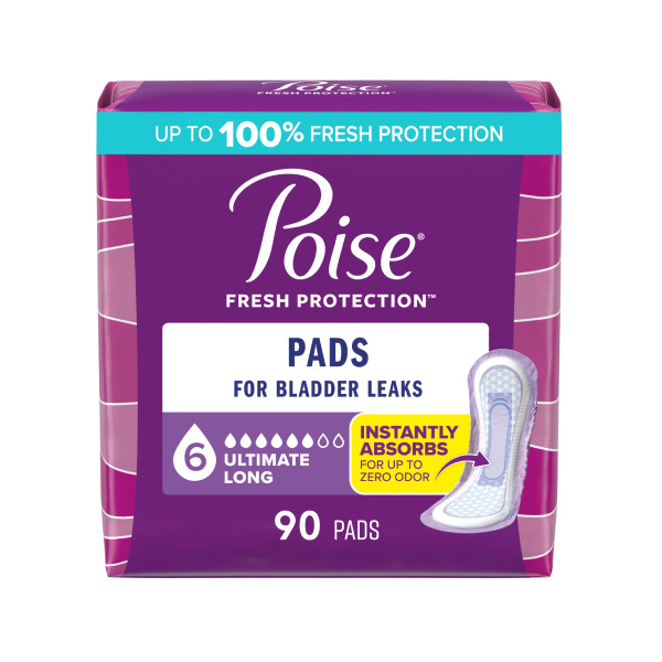Poise Ultimate Long Pads E-Pack - 90/case (EDOP Health & Beauty Health Care Incontinence Aids) photo