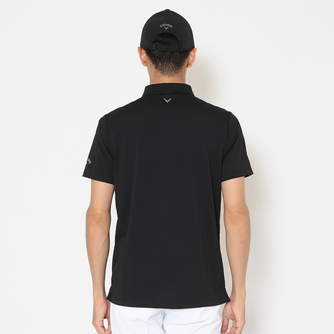 ポリエステルカノコ半袖ポロシャツ (MENS)
