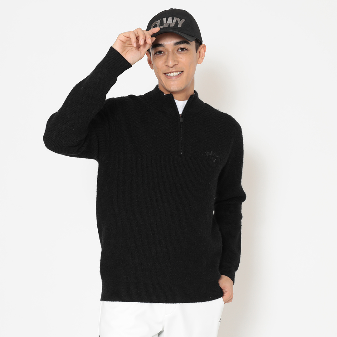 ３点セット【新品】キャロウェイ ブルゾン 黒 ニット スカート 限定 ブラック 3点セット【新品】キャロウェイ ブルゾン 黒 ニット スカート