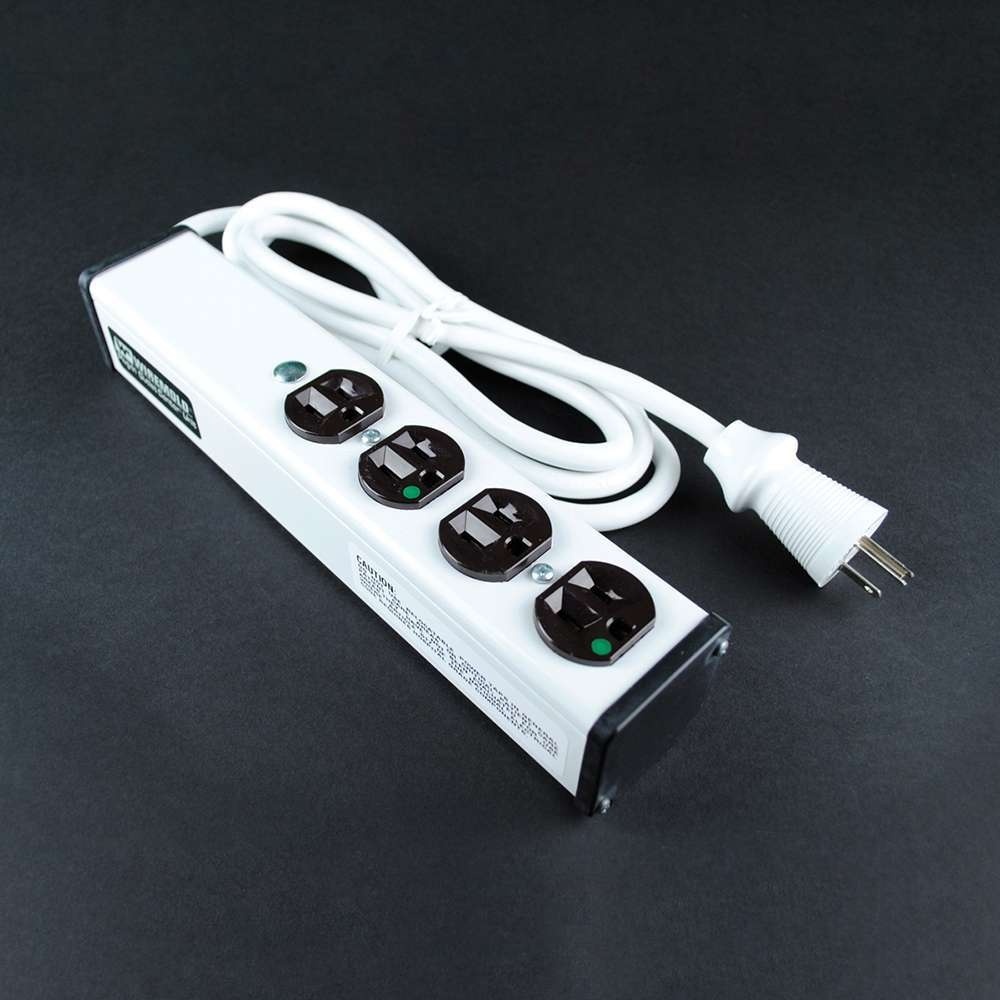 Wiremold 4-Outlet Plug-In Center Unit 120v/15a 4 Outlet Medical Grade Power Strip
