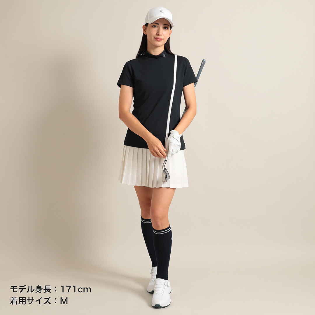 Callaway - キャロウェイ♡︎裏クールアイレットカノコモックネックシャツ 裏クールアイレットカノコ モックネックシャツ (WOMENS)