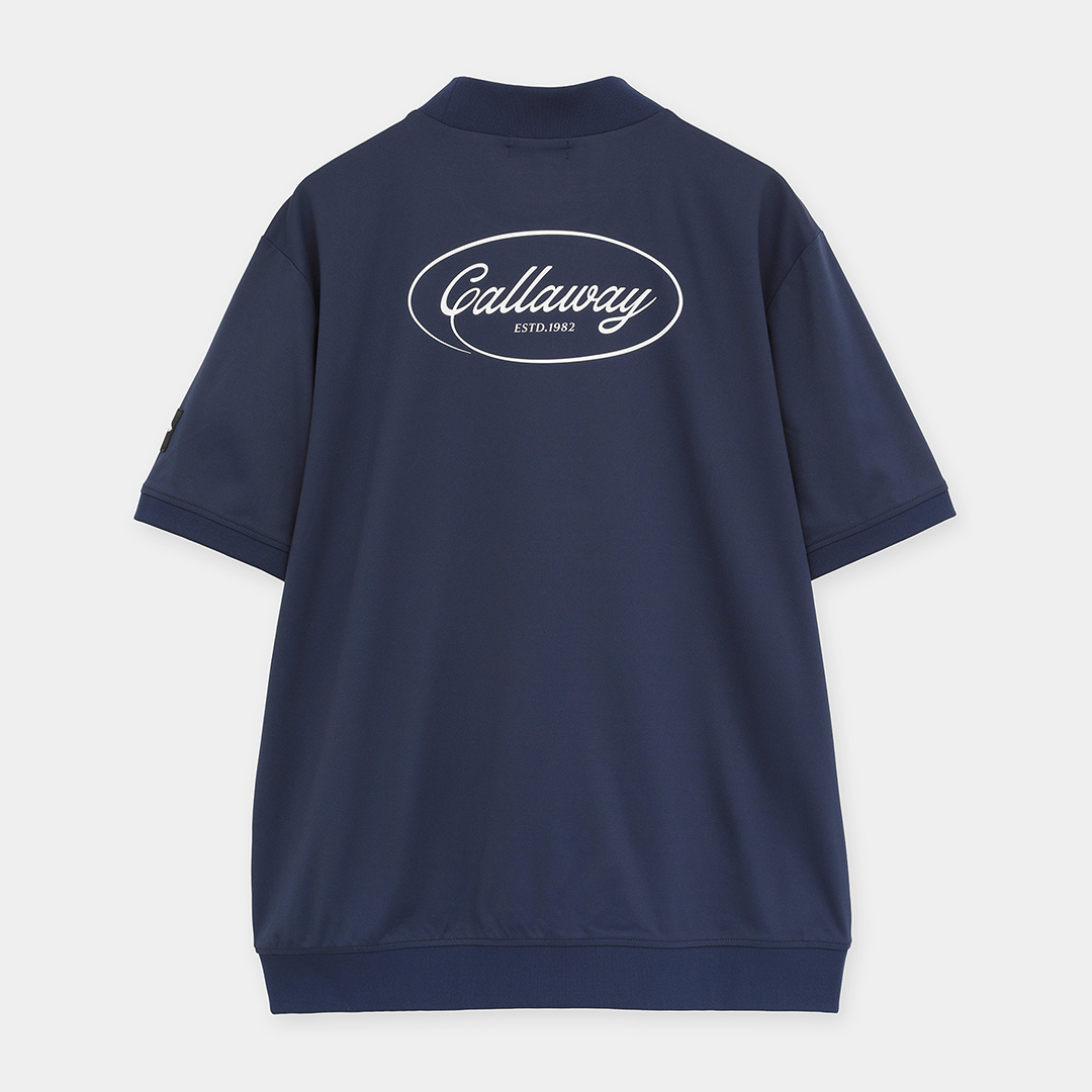 スムース半袖モックネック ※S/4Lサイズあり (UNISEX)