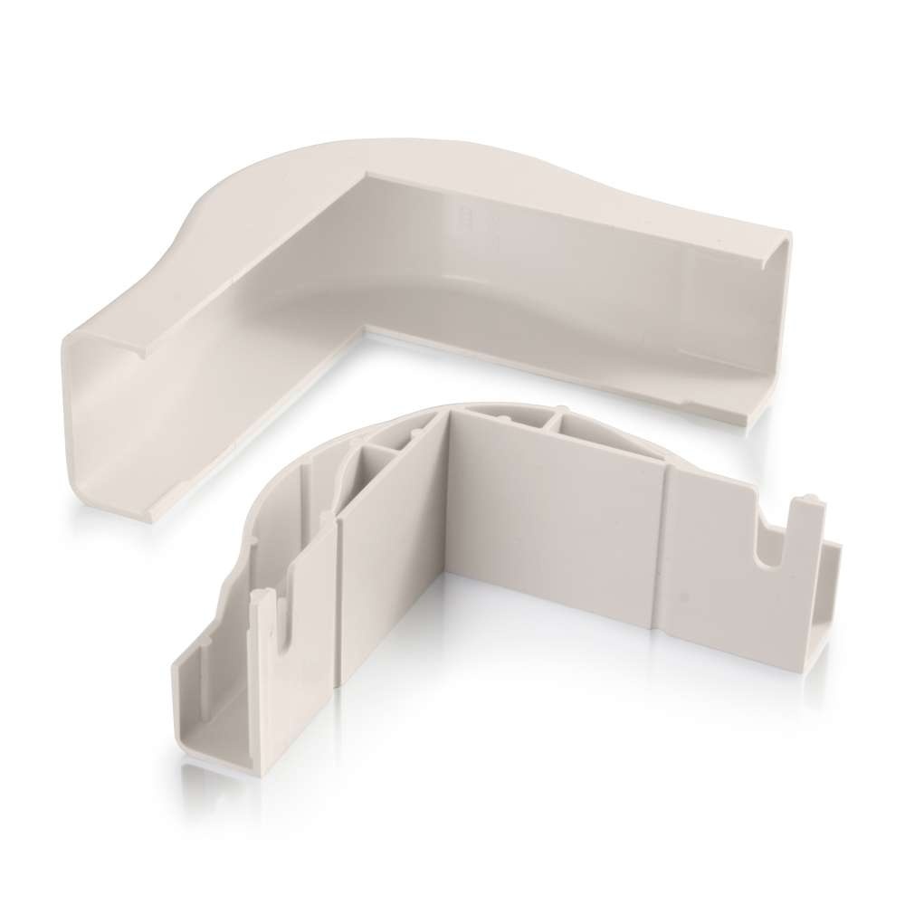 Wiremold Uniduct 2900 Bend Radius Compliant External Elbow - Fog White
