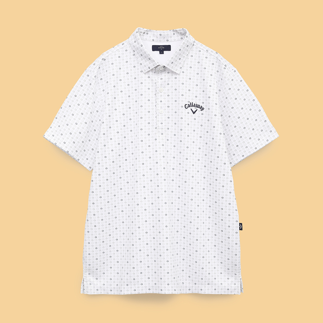 3℃裏クールロゴプリントカノコシャツ (MENS)