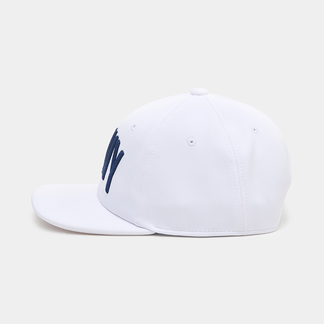 カレッジ調ロゴセミフラットキャップ (MENS)