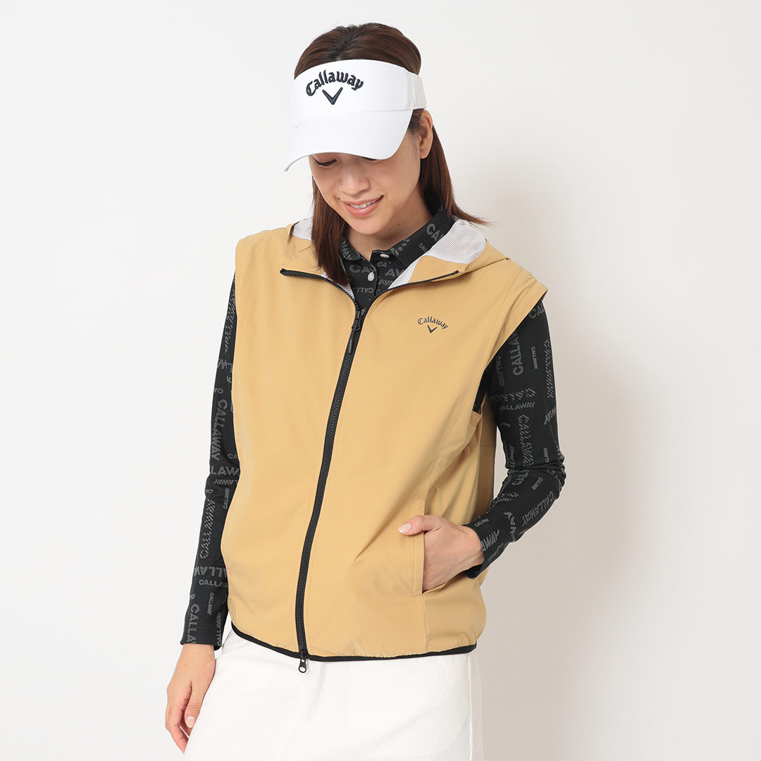 ポリエステルリップ2WAY撥水ブルゾン (WOMENS)