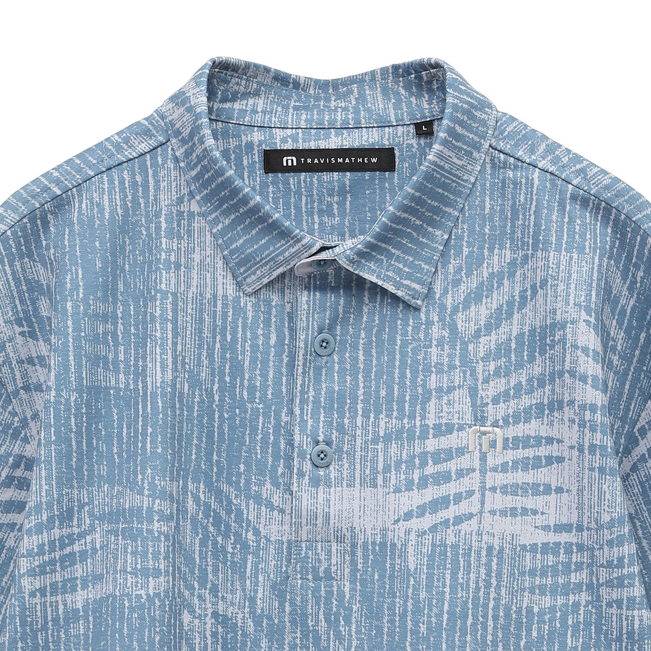 石川遼プロ着用】リーフプリント 半袖ポロ(MENS)