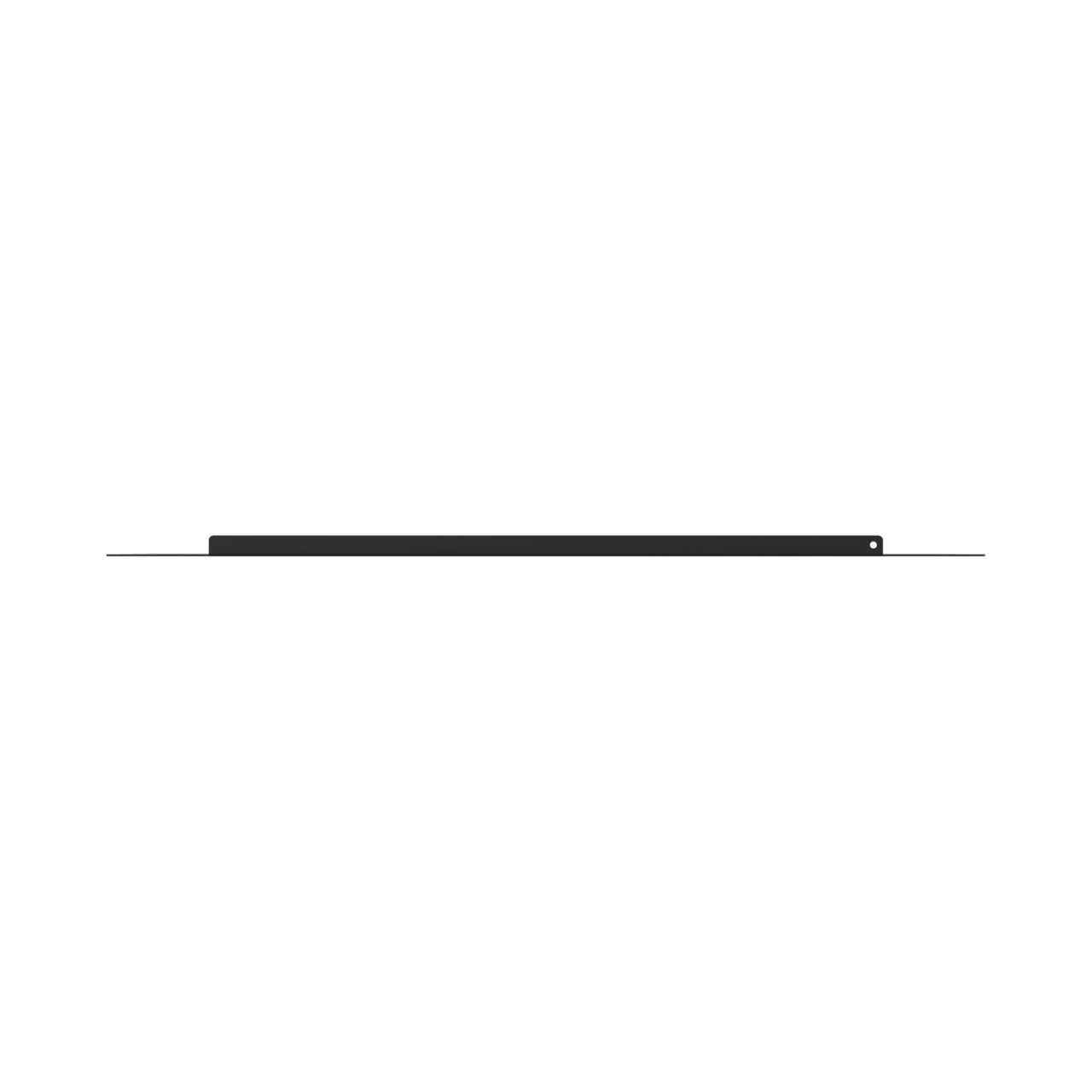 MM20BDC10-B Side view of 10 in MM20 Base Cust Cover - Black