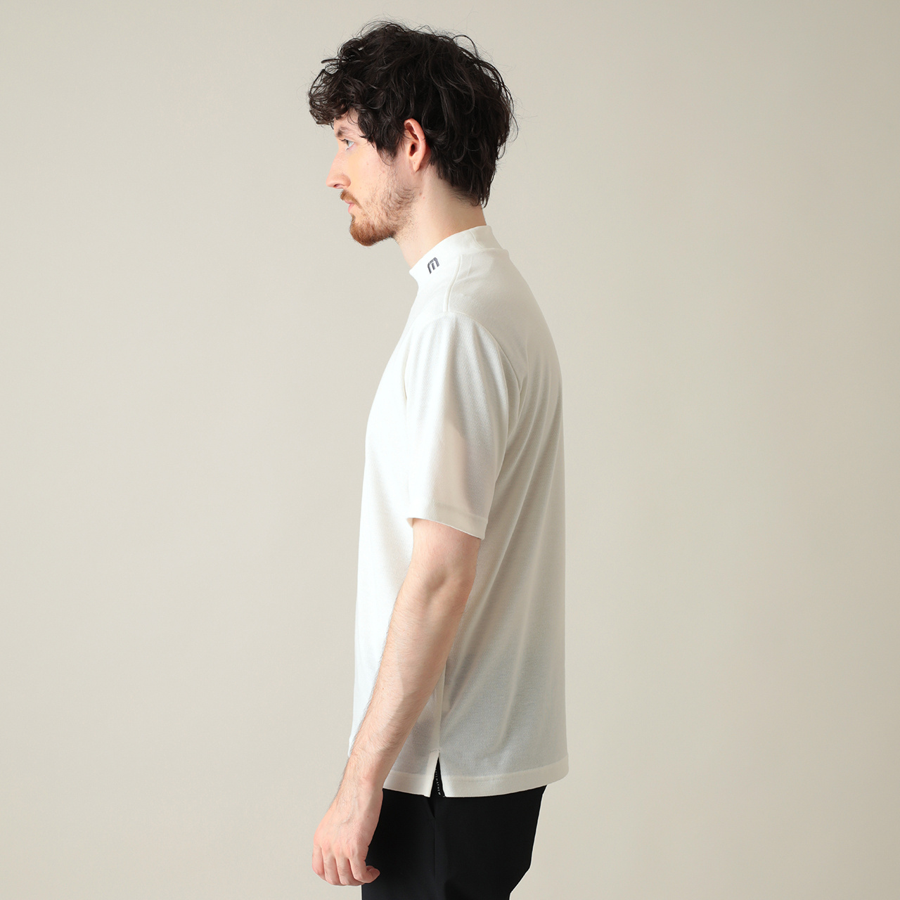 石川遼プロ着用】半袖ベーシックロゴモックネック(MENS)