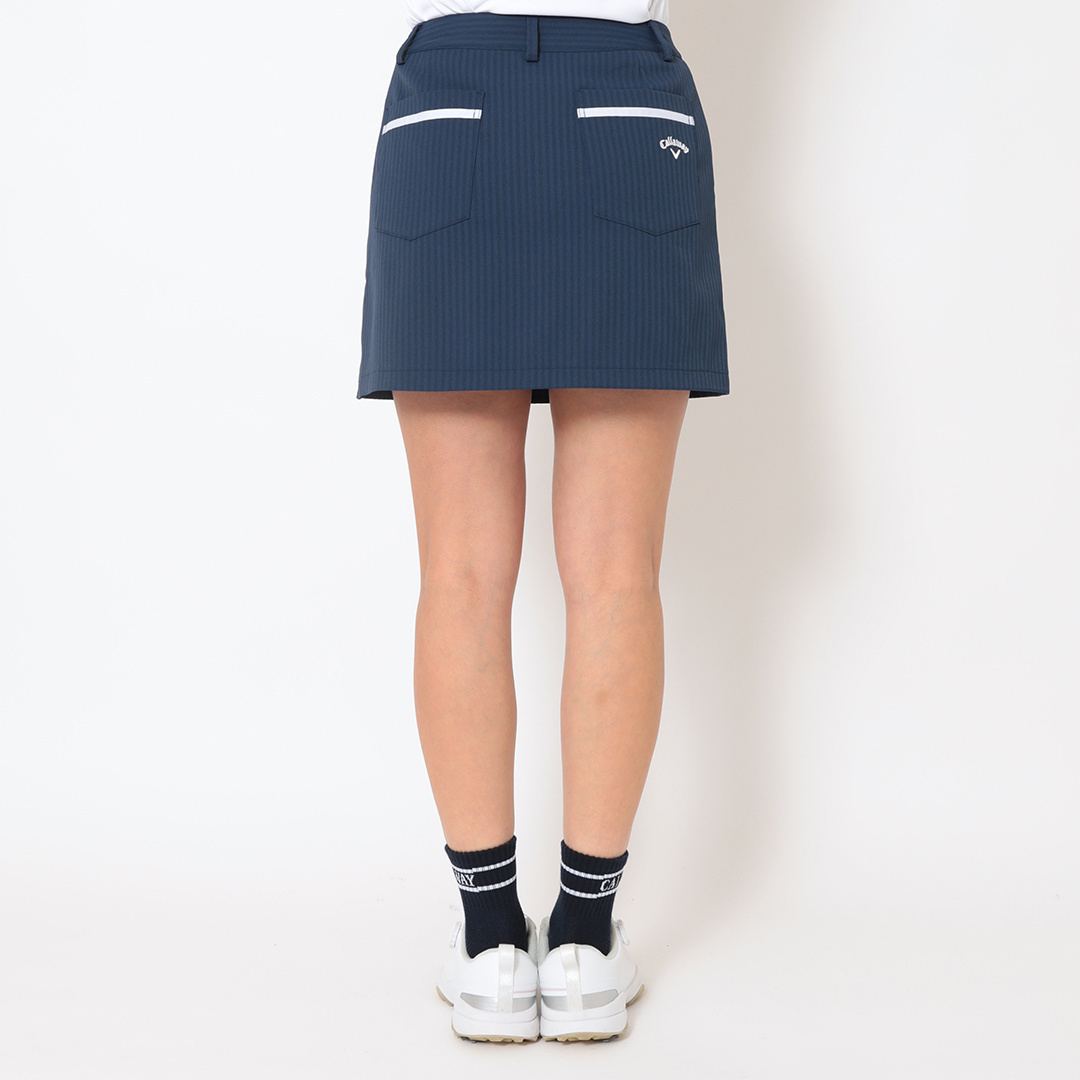 ストライプドビースカート（インナーパンツ） (WOMENS)