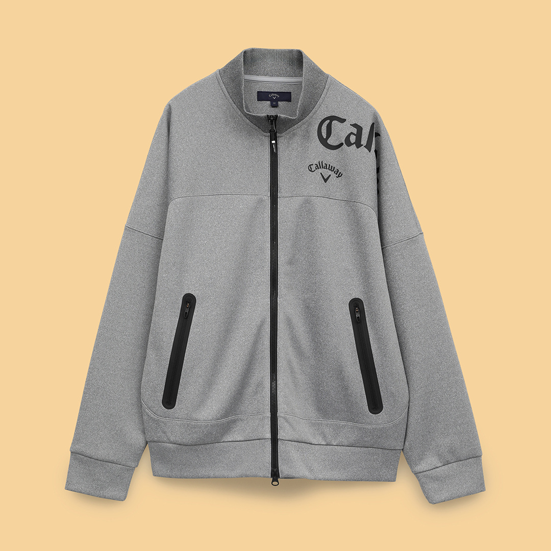 新品　サイズXL キャロウェイ ストレッチタフタ ポンチ フルジップスウェット Callaway キャロウェイ スターストレッチ＆フリース ドッキング