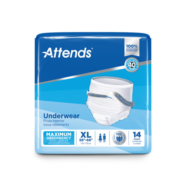 Attends Underwear, Maximum, X-Large, 28/Case (APEUXS Health & Beauty Health Care Incontinence Aids) photo
