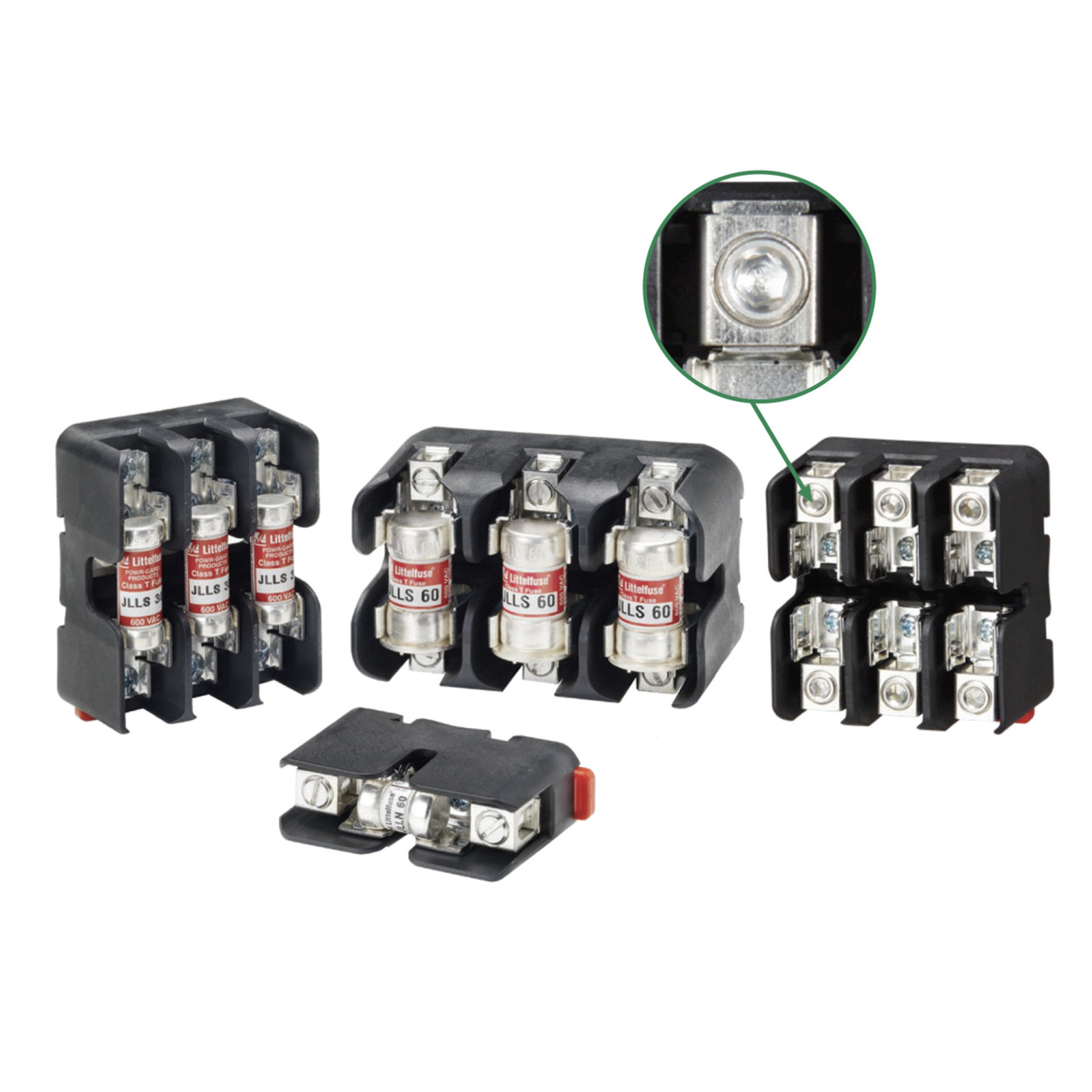 600V CLASS T BLOCK 30A 2 POLE BOX LUG 30 AMP