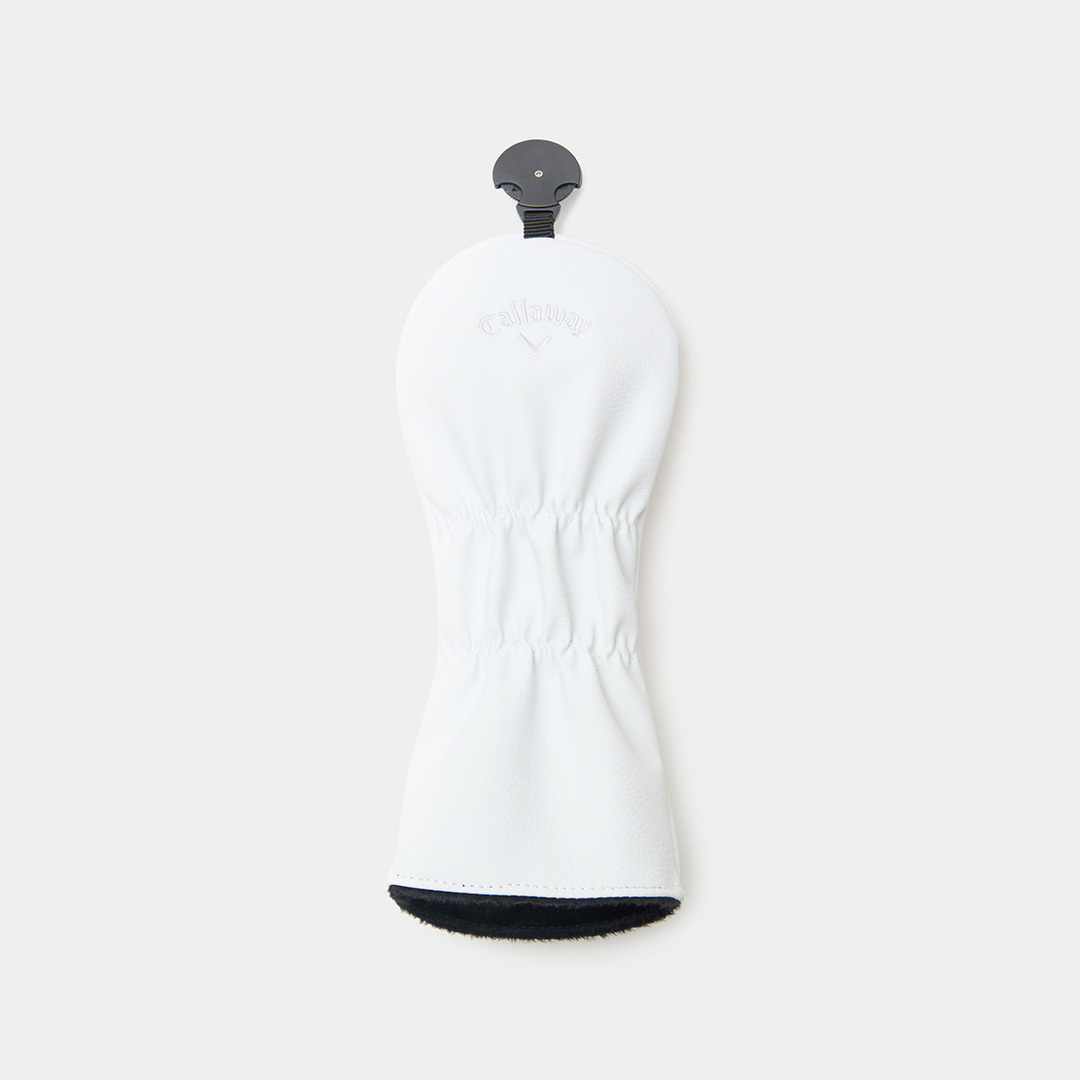 Callaway CHEV キャディバッグ ホワイト（ヘッドフードカバー有り） COM-Head Cover Utility ユーティリティ用ヘッドカバー (UNISEX)