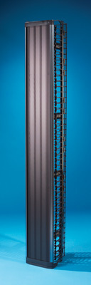 MM6 Vertical Cable Management Cage with door - 10 in x 13 in x 7 ft