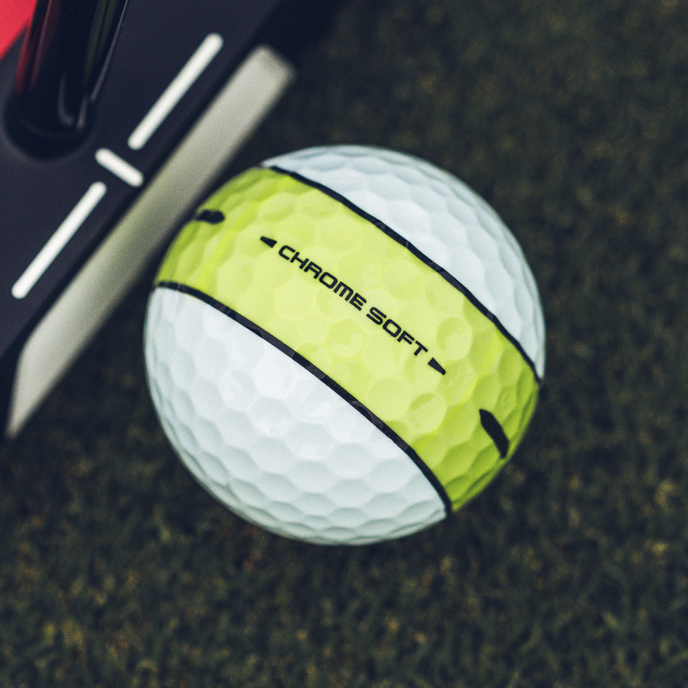 CHROME SOFT 360° YELLOW STRIPEボール