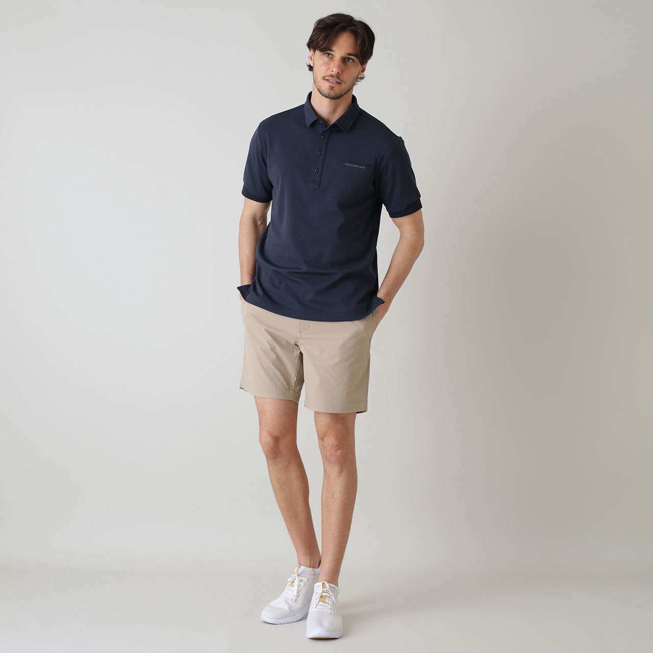 カラット®半袖ポケットポロ(MENS)