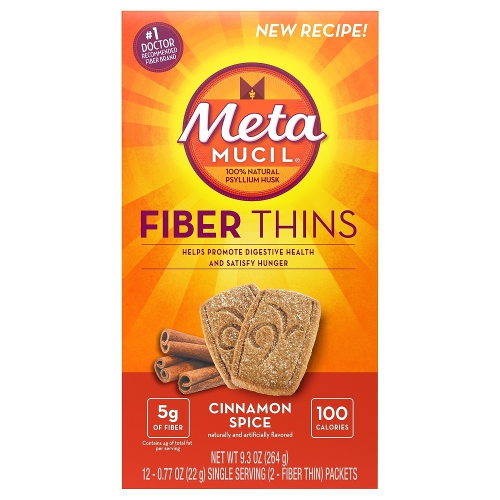 Metamucil Fiber Thins, Cinnamon Spice, 4/Case (WAFERCINNC) photo