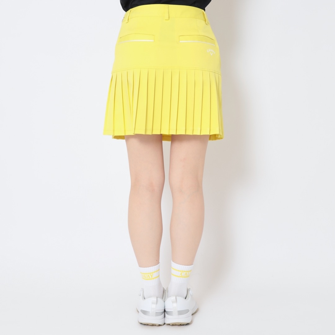 ポリエステルプレーン細プリーツスカート (WOMENS)