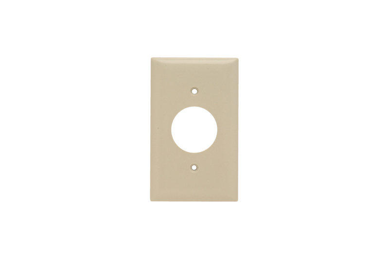 Single Receptacle Openings, One Gang, Ivory