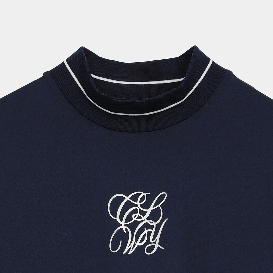 大福 サークルT刺繍 スコッティキャメロン ストレッチモックネックシャツ ウォッシャブルシルク】クルーネックカーディガン（ニット