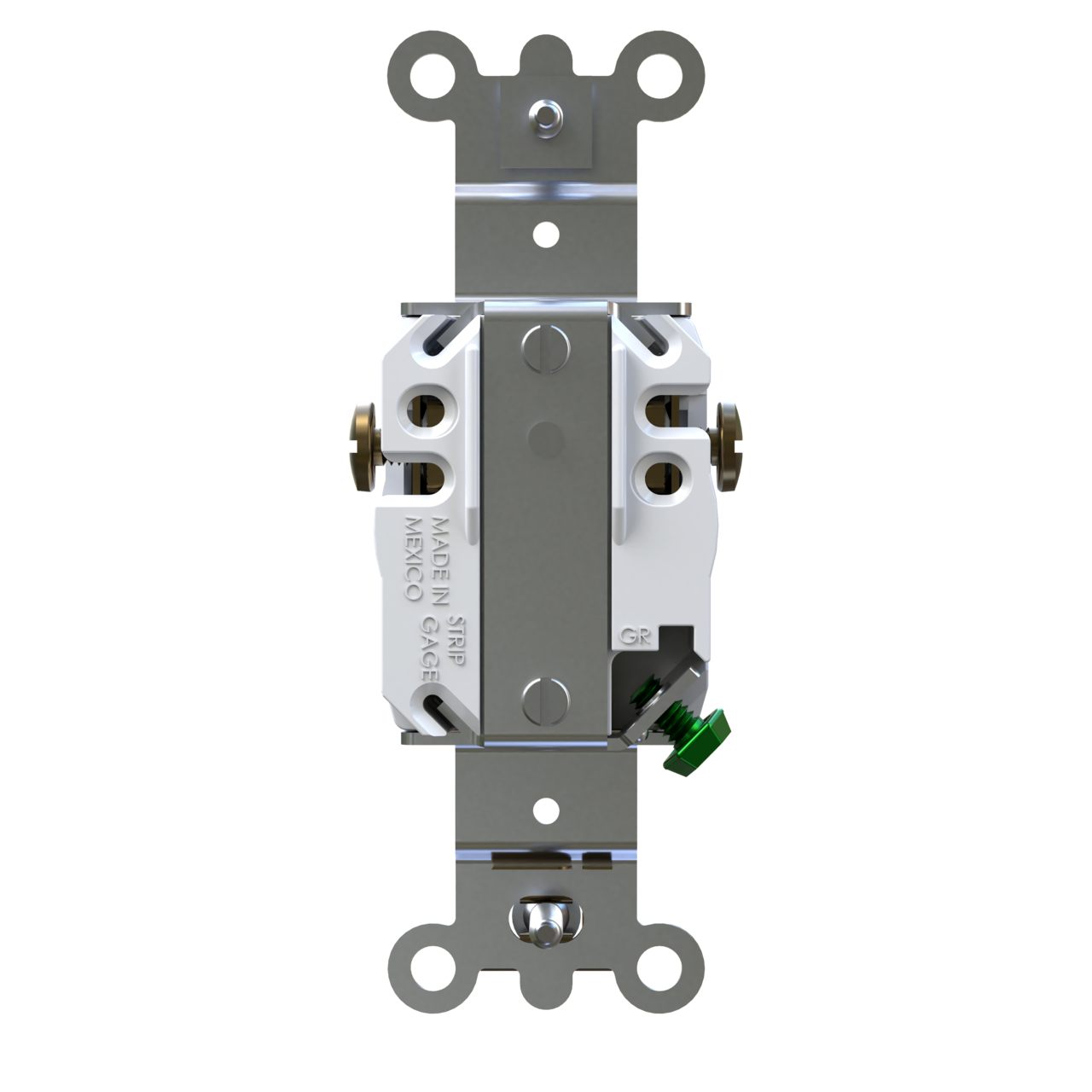 250V Weather Resistant Tamper Resistant Heavy Duty Spec Grade Single Receptacle 15A