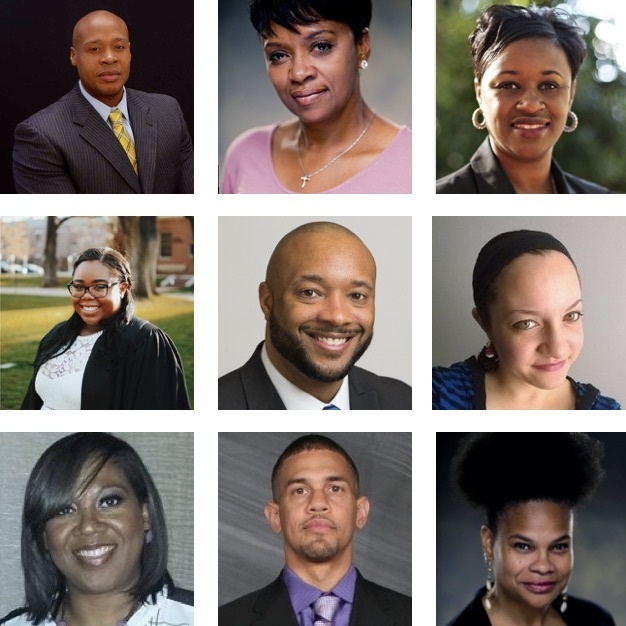 Grid of headshots of black professionals