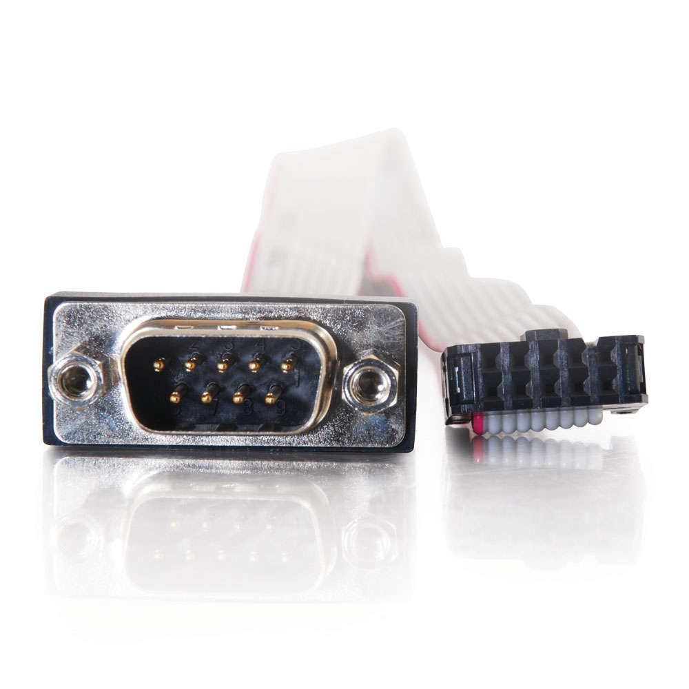 DB9 Male Serial RS232 Add-A-Port Adapter Cable