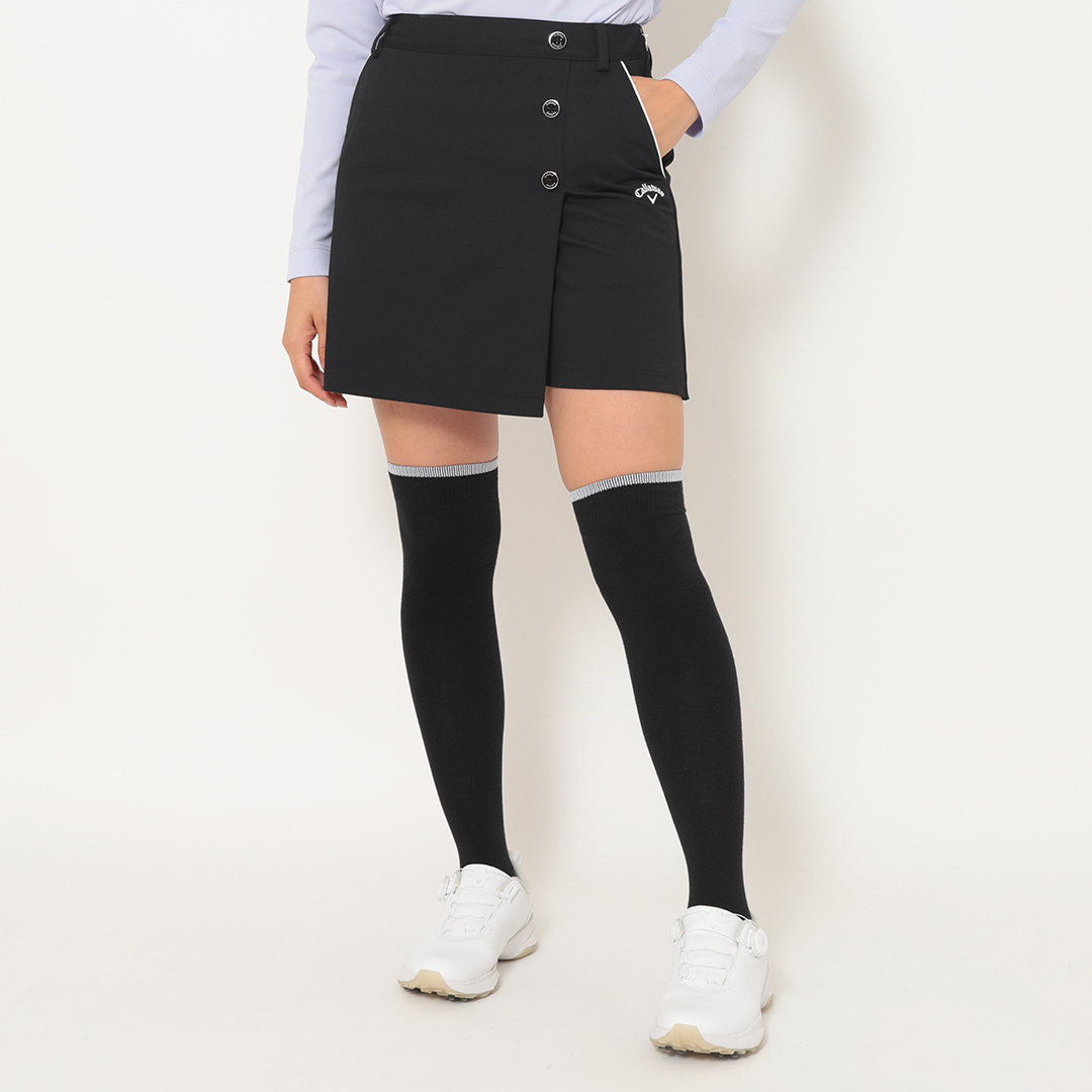callaway SSサイズ　裏地付きスカートパンツ 8WAYストレッチショートパンツスカート (WOMENS)