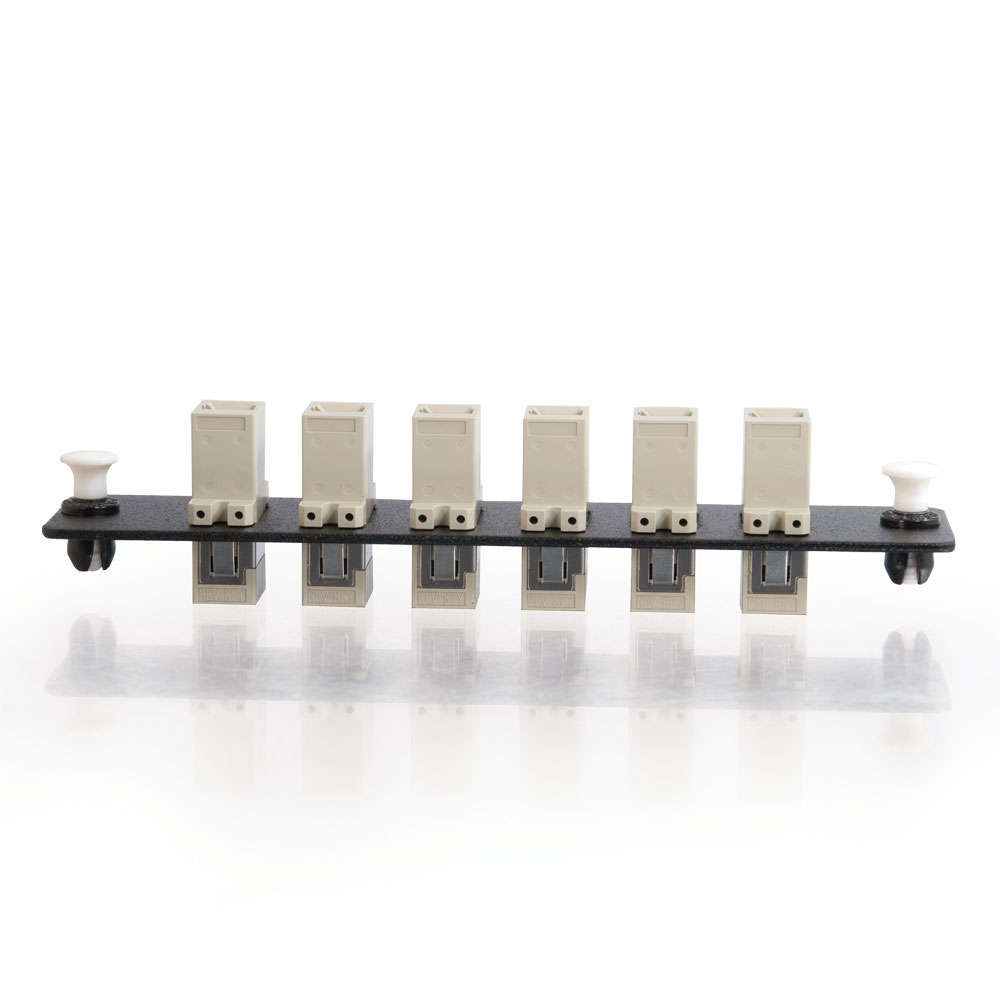MTRJ, Multimode/Single-Mode (12 Fiber Optics) MTRJ Adapter Panel Multipack