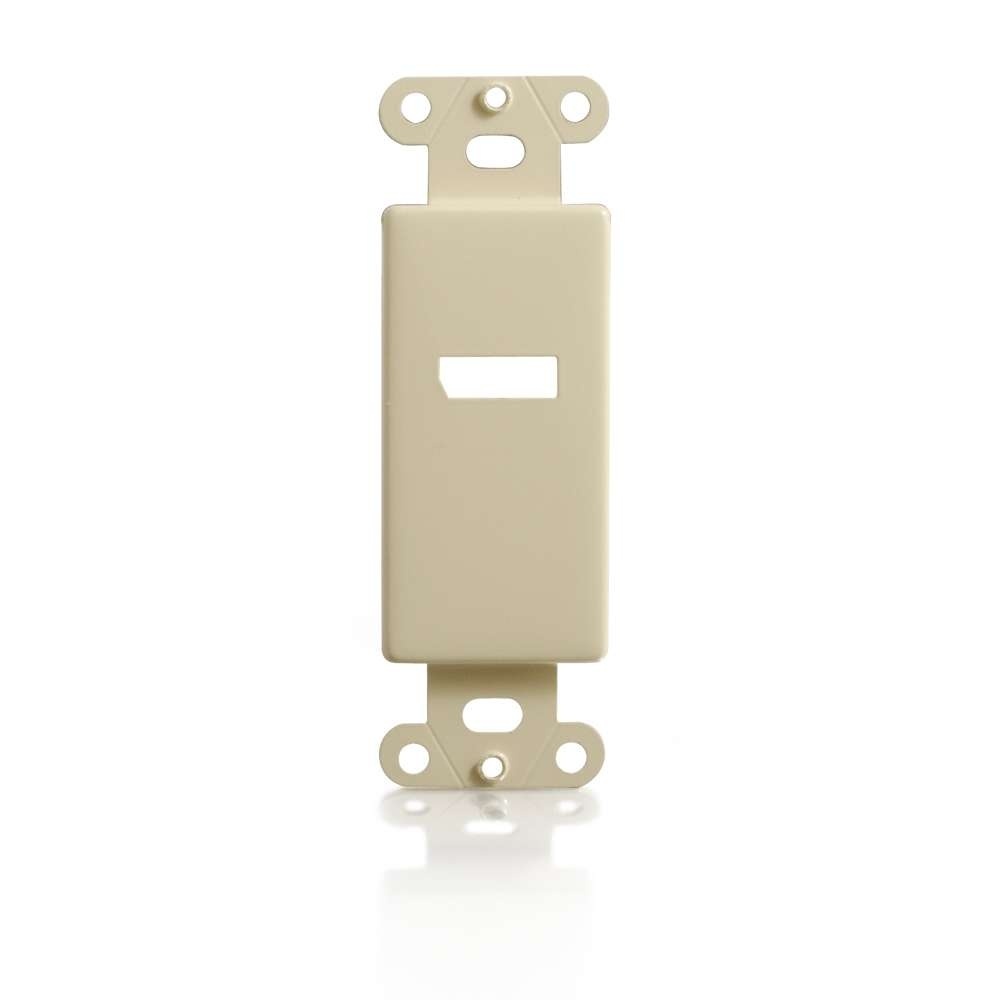DisplayPort to HDMI Active Adapter Wall Plate Ivory