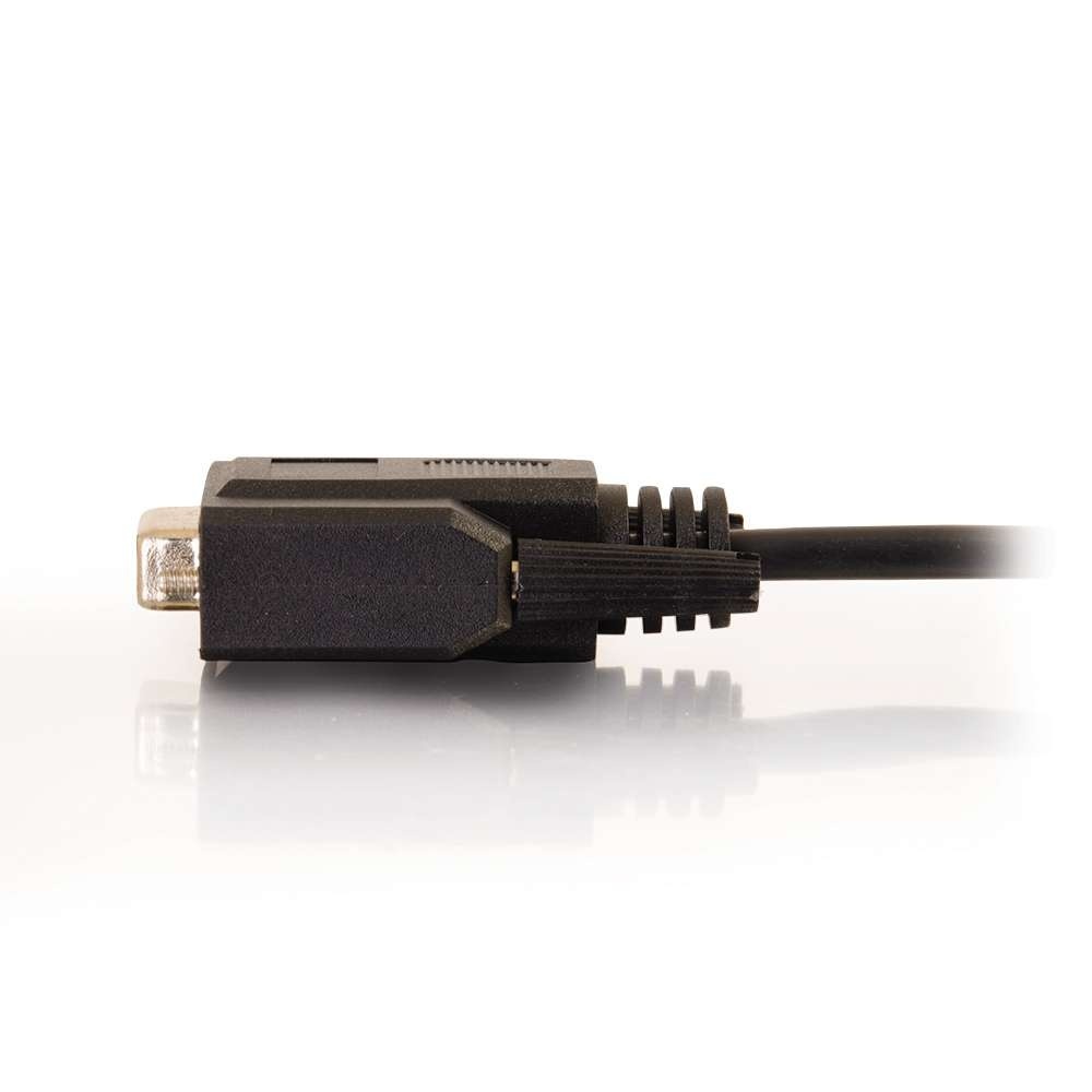 C2G DB9 Serial RS232 Null Modem Cable - 1 Foot F/F Connection For Device Communication