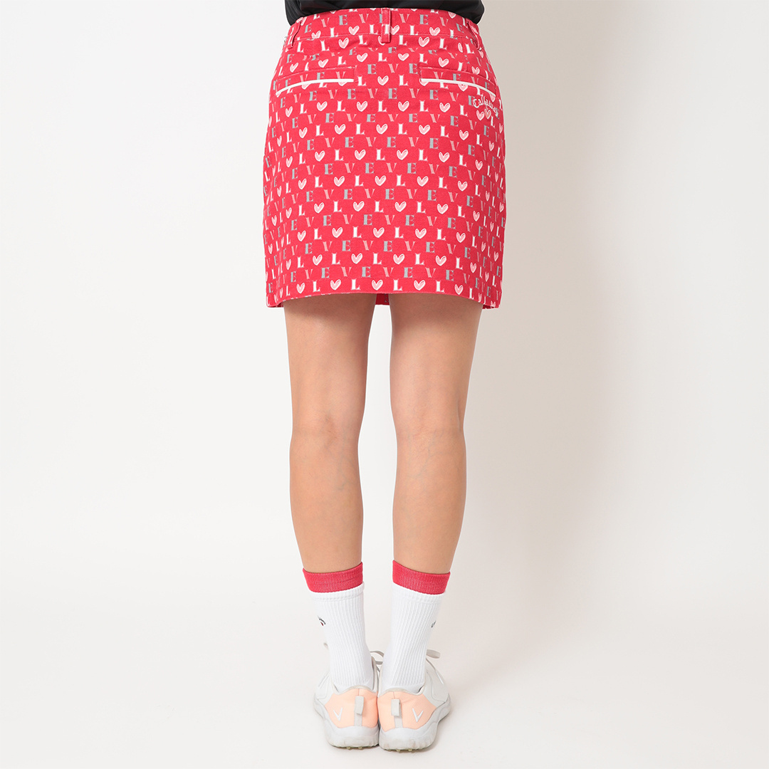 オンライン限定】ラブキャロウェイハートプリントスカート (WOMENS)