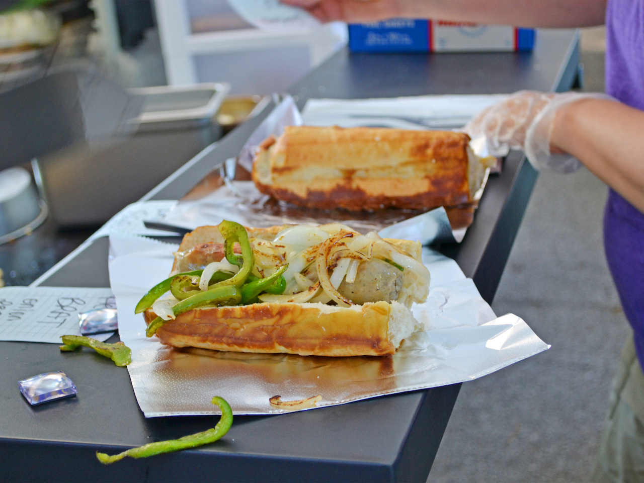 Oh that bread though... Good eats at the Louisville Farmers Markets