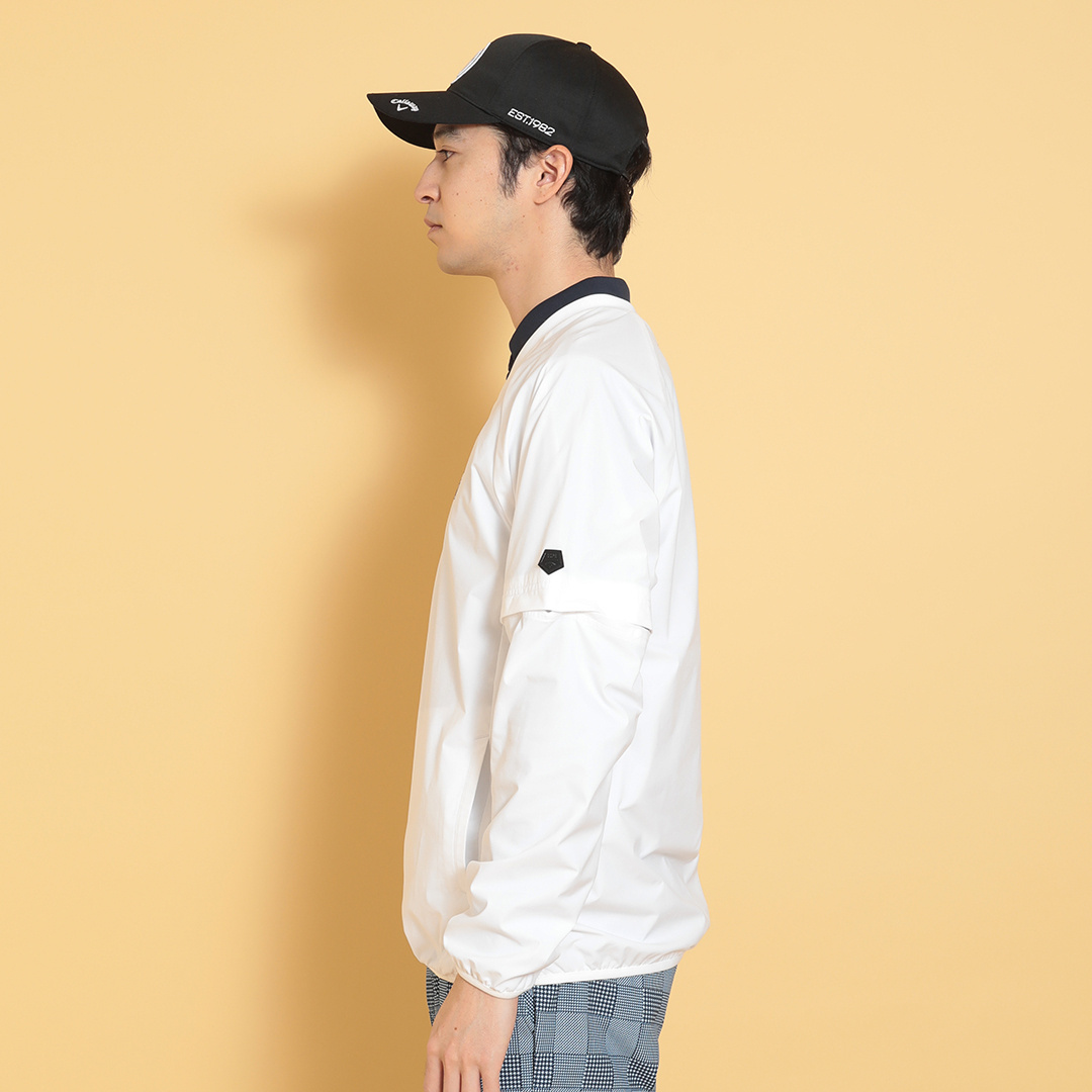 2WAYストレッチリップVネックブルゾン (MENS)