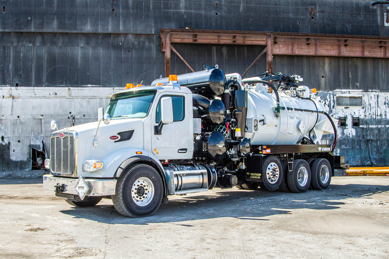 2020 Peterbilt 567 8x4 CUSCO TurboVac 3627BHL Hydrovac Truck For Sale
