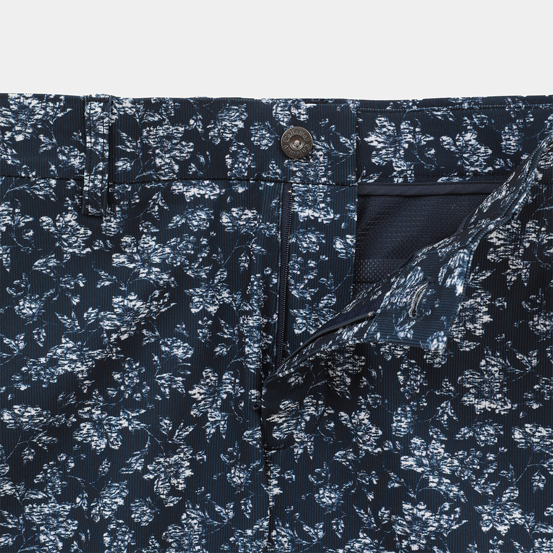 2WAYストレッチピケ花柄ショートパンツ (MENS)