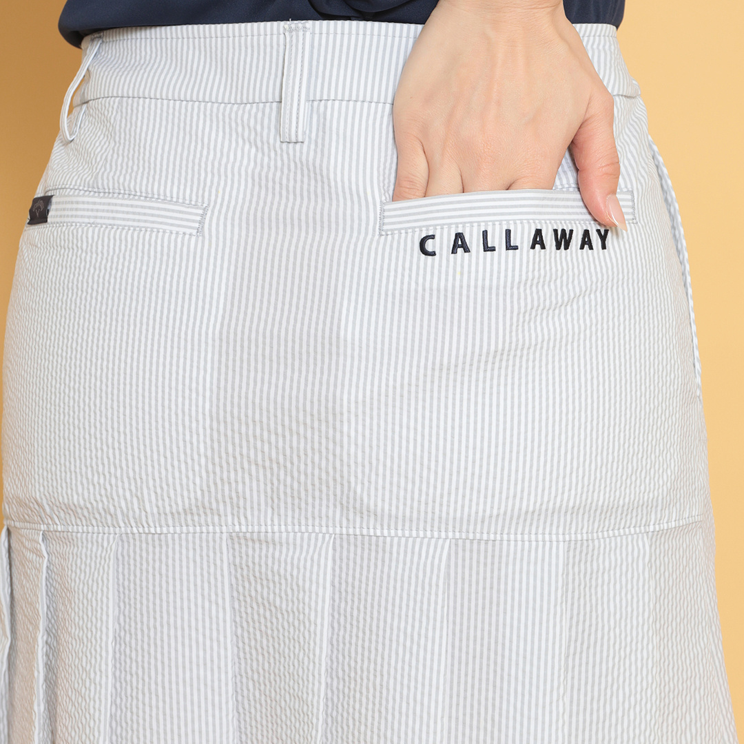 1piu1uguale3GOLFレディース用ハーフプリーツスカート/ホワイト2 1PIU1UGUALE3 GOLF - ウノピゥウノウグァーレトレ 【レディース