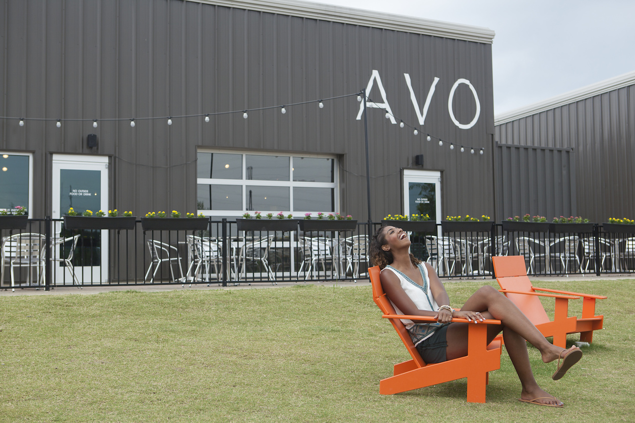 We were all laughs with Paige in the yard around AVO!