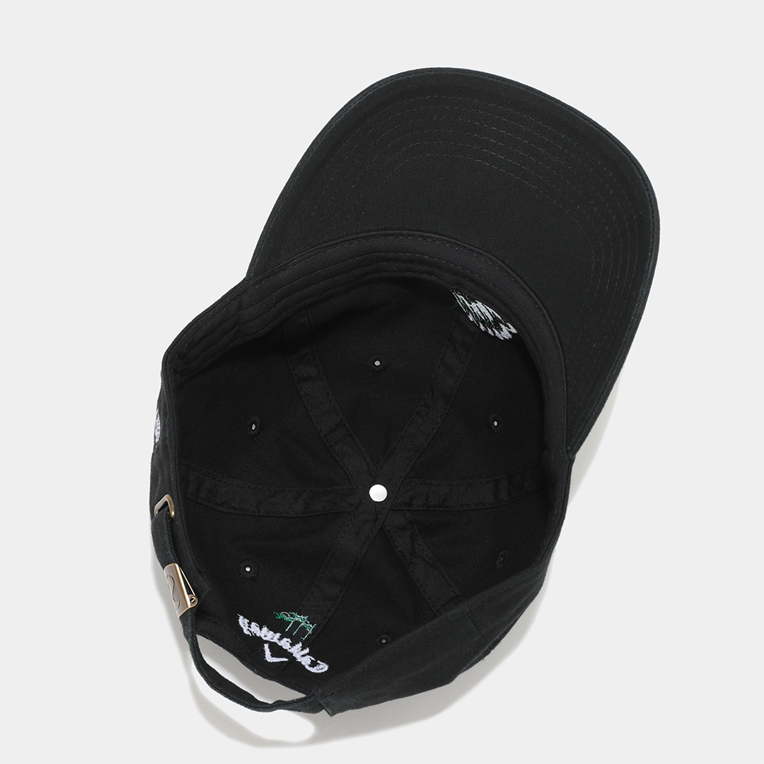 CLUBHAUS Callaway コラボ　キャップ 黒　モノトーン＋グリーン グリーンをまとったツンツンのはりねずみが愛らしい「Callaway