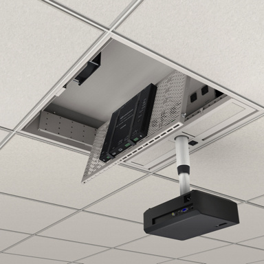 Ceiling box with projector