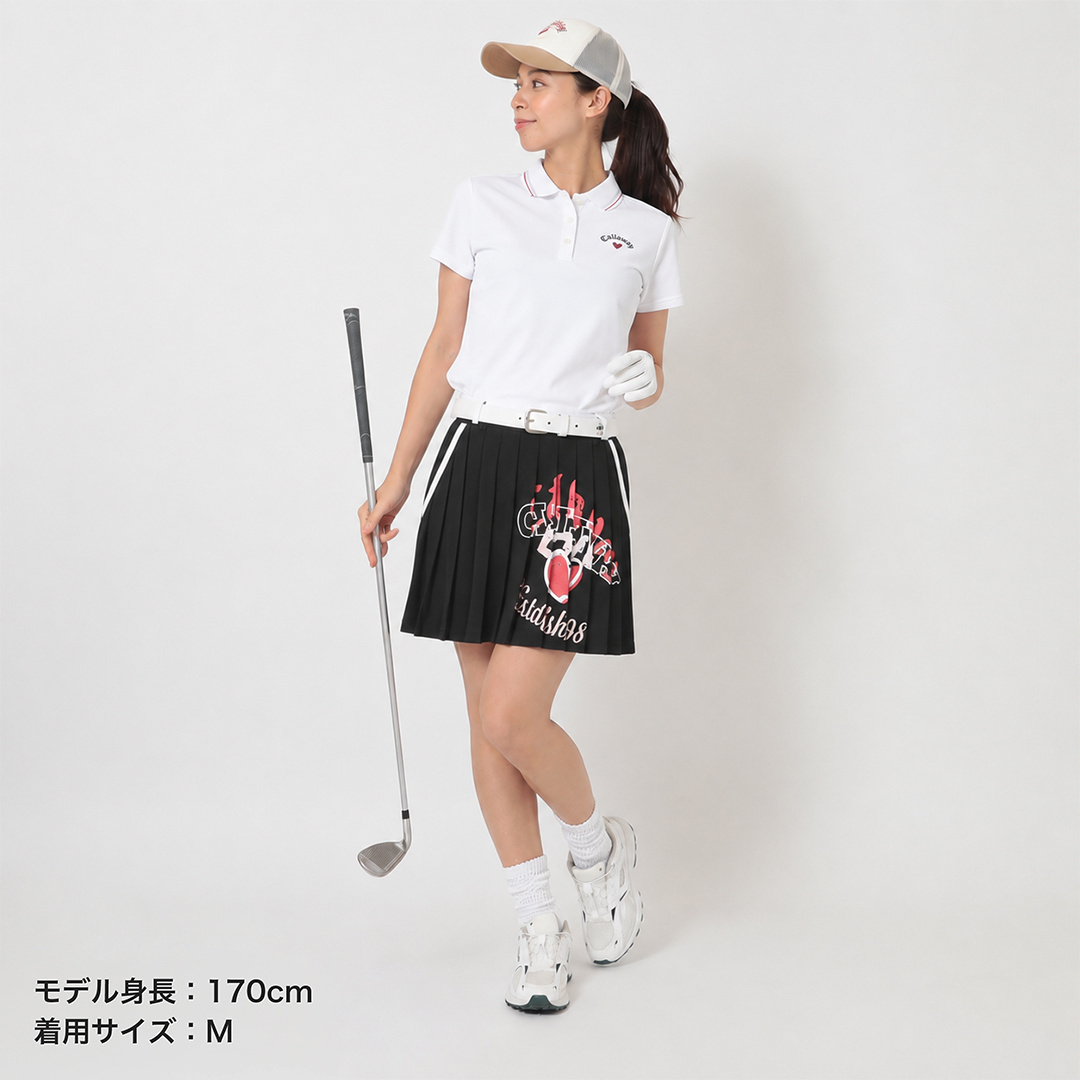 河本結プロ着用】【オンライン限定】ラブキャロウェイプリーツスカート