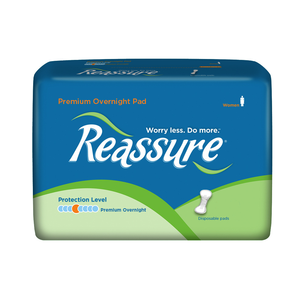 Reassure Premium Overnight Pads, 80/case (RPOP Health & Beauty Health Care Incontinence Aids) photo