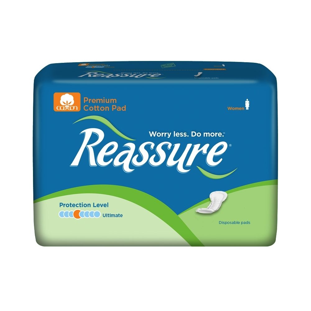 Reassure Premium Cotton Pad, Ultimate - 60/case (RECXPS Health & Beauty Health Care Incontinence Aids) photo